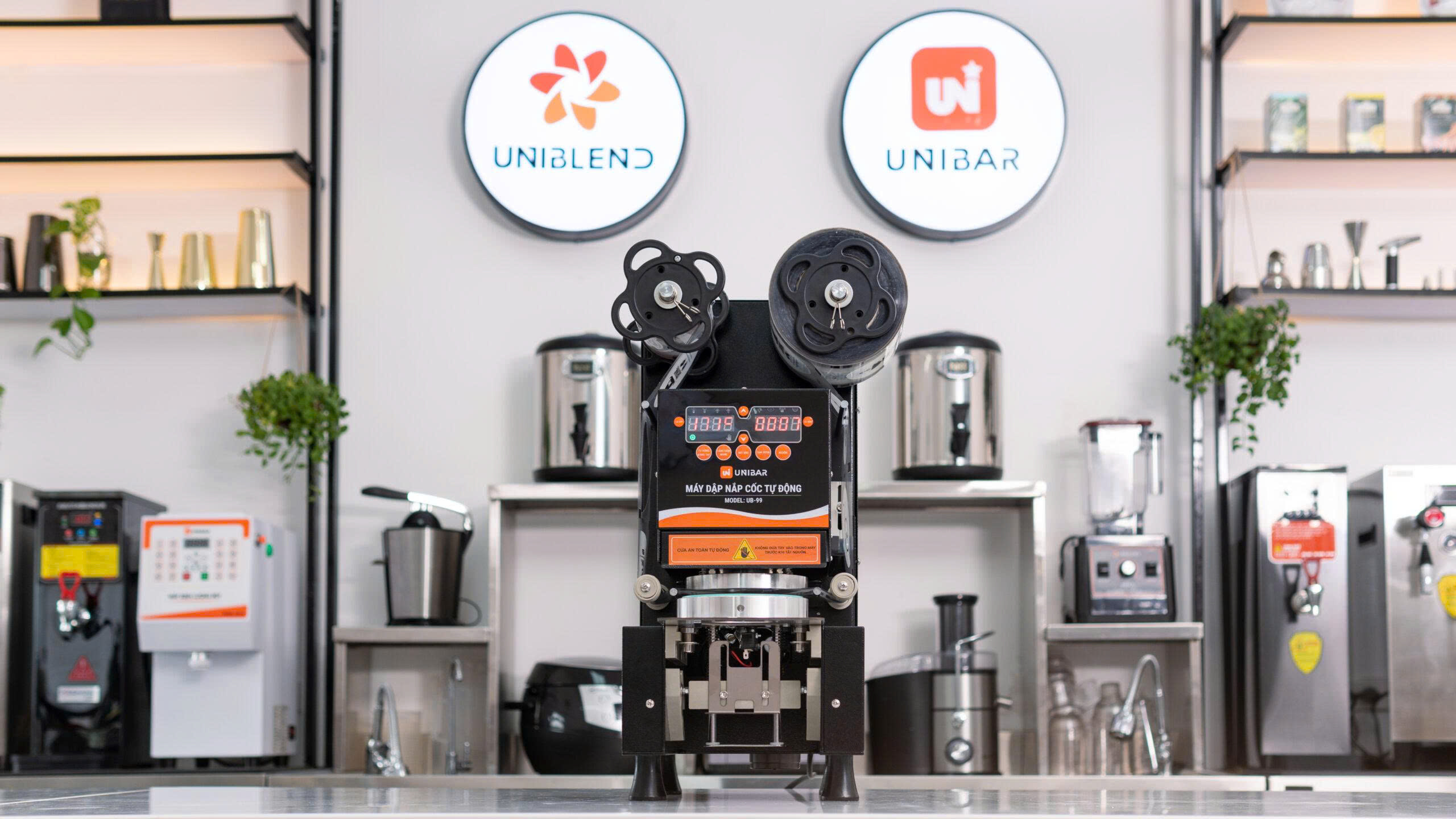 Máy dập nắp cốc tự động Unibar UB-99